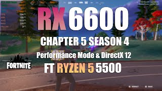 RX 6600  Fortnite  All Settings Tested [upl. by Worthy]