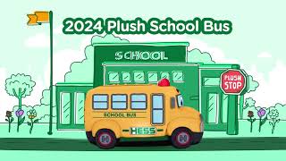 My Plush Hess Truck 2024 School Bus [upl. by Yemrej]