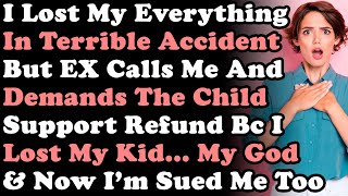 I Lost My Everything In Terrible Accident But EX Calls Me amp Demands Child Support Back Bc Theres [upl. by Hermina507]