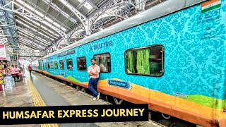 HUMSAFAR EXPRESS TRAIN JOURNEY in 3rd AC  49Hours Long Train Journey in India  INDIAN RAILWAYS [upl. by Ylatfen]