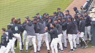 UNCW Baseball defeats Kent St 83 win series 21 [upl. by Ayotna]