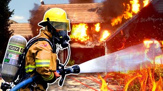 We Became Firefighters amp Saved People  Firefighting Simulator Multiplayer Gameplay [upl. by Junie873]