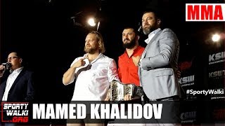 KSW Mamed Khalidov zwakował pas mistrzowski [upl. by Seka835]