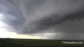 High Plains tornadic supercell northeast of Springfield CO May 24 2015 [upl. by Egrog562]