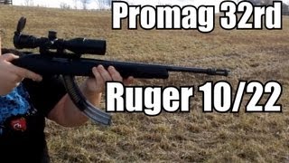 Promag 32Rd Field Test  Ruger 1022fs [upl. by Leile]