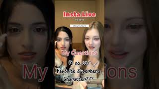 Novaria Insta Live and their replies to my comments  SuperHappyToday  xin aria nova kpopidols [upl. by Eesyak]