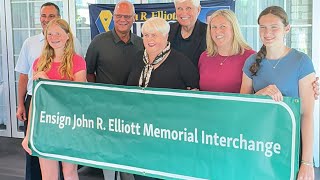 Big News for the HERO Campaign Rt295Rt42 to be Renamed Ensign John R Elliott Memorial Interchange [upl. by Ayerhs]