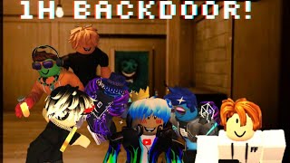 1h with JerryGamer in the backdoor and my freinds Roblox doors backdoor 1hour GoGoblino [upl. by Rubia]