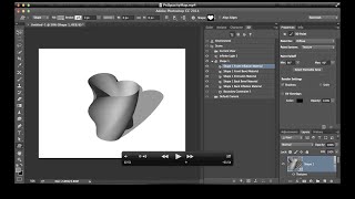 Making 3D Objects Hollow in Photoshop for 3D Printing [upl. by Assanav]