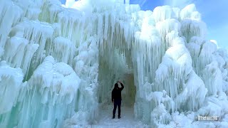 Beautiful Ice Castles  A Frozen Attraction  Utah 2023 [upl. by Avron]