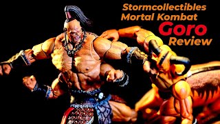 Storm Collectibles Mortal Kombat X  Goro Figure Review [upl. by Taimi645]