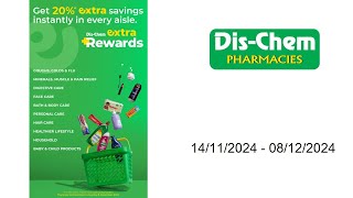 DisChem specials  14112024  08122024 [upl. by Kolodgie]