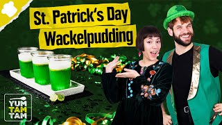 St Patricks Day Wackelpudding  Grüne Götterspeise selber machen [upl. by Kallista]