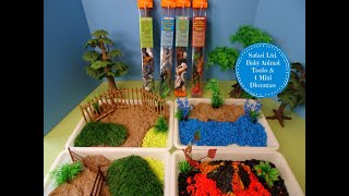 Safari Ltd Baby Animal Toobs Farm Zoo Dino amp Sealife Babies 4 Dioramas Learn Baby Animal Names [upl. by Nitas537]