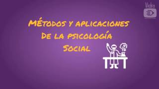 Metodología y uso de la psicología social [upl. by Norword700]