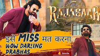 The RajaSaab  Glimpse Review  Prabhas  Latest Update [upl. by Hepsoj]