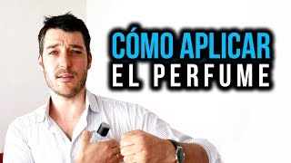 Cómo aplicarse el perfume para hombres [upl. by Lai]