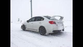 Winter Driving the 2016 WRX in Canada [upl. by Kissee]