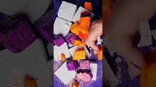 Vibrant dyed gym chalk cubes dyedgymchalk [upl. by Eleen]