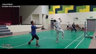 Badminton SHOEB Mens Doubles 25102024 [upl. by Friedland]