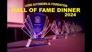 Lions Automobilia Foundation 2024 Hall of Fame [upl. by Rheta]