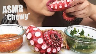 ASMR Octopus Tentacles  Chewy Eating Sounds  No Talking  ASMR Phan [upl. by Nariko]