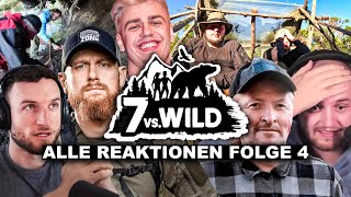 7 vs Wild  ALLE Teilnehmer Reaktionen auf Folge 4 zusammengefasst [upl. by Nickolas]