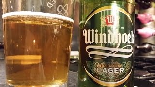 Windhoek Premium Lager By Namibia Breweries LTD  Namibian Beer Review [upl. by Dewayne828]