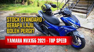 Yamaha NVX 155 V2 Top Speed [upl. by Haerr162]