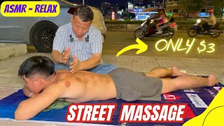 ASMR  3  Vietnamese street massage style  Hes so cute and relaxing [upl. by Naimerej]