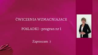 Trening pośladków  program nr 1 3 ćwiczenia [upl. by Murtagh]