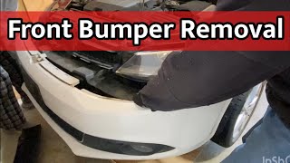 How to Remove Front Bumper on a Volkswagen Jetta 20112018 [upl. by Atinor]