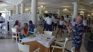 GRAND BAHIA PRINCIPE LA ROMANA Dance show Buffet [upl. by Calla515]