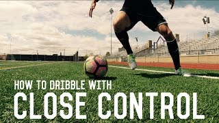 How To Dribble Like Messi  Close Control Dribbling  Fundamental Dribbling Technique Tutorial [upl. by Clyte149]