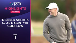 Round 1 Highlights  Rory McIlroy Robert MacIntyre  2024 Alfred Dunhill Links Championship [upl. by Sayers]