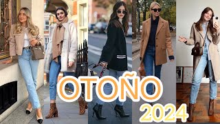 MODA MUJER 2024  OUTFITS PARA LUCIR EN OTOÑO  FASHION AUTUMN 2024 [upl. by Yrad]