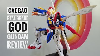 GAOGAO RG God Gundam Review [upl. by Rothwell]