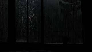 Thundering Outside 🌧️ Stress Relieving Soothing Rain Sounds in Cozy Window Ambience [upl. by Ahsiryt188]