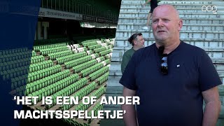 Gesteggel over stoelen Noordtribune FC Groningen Het is een machtsspelletje [upl. by Krutz]