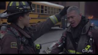 Chicago fire 10x19 Stella and severide kiss [upl. by Aliam]