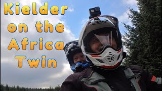 Kielder Forest Road on the Africa Twin [upl. by Eddy485]