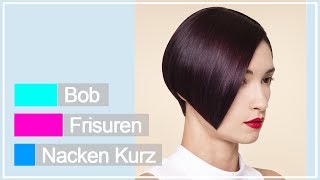 Aktualle Bob Frisuren Nacken Kurz [upl. by Ariet814]