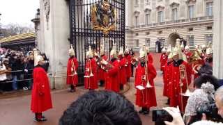 Changing the Guard at Buckingham Palace London [upl. by Yrehcaz475]