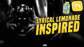 INSANE Lyrical Lemonade Style Cover Art in 5 Minutes PHOTOSHOP [upl. by Cleopatra]