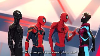 Andrew Garfield and Tom Holland and Bully maguire Reacts To Miles New Suits [upl. by Ahmad795]