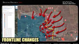 MASSIVE FRONTLINE MELTDOWN that area is now history finger  Ukraine War Frontline Changes Report [upl. by Bernice]