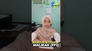 MALIKAH FF3  THE RICHARDS FAMILY  PRESENT CONTINUOUS  SHORT STORY  ACC ENGLISH BONTANG [upl. by Akialam786]