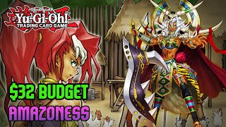 32 Budget Amazoness Deck YuGiOh Dont Break The Bank [upl. by Ines]