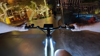 Las Vegas Strip Group Bike and PEV Ride around Mandalay Bay on HAOQI Cheetah ebike [upl. by Beekman]