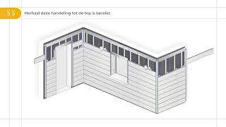 Cedral Click sidings installeren in horizontale plaatsing [upl. by Winfred]